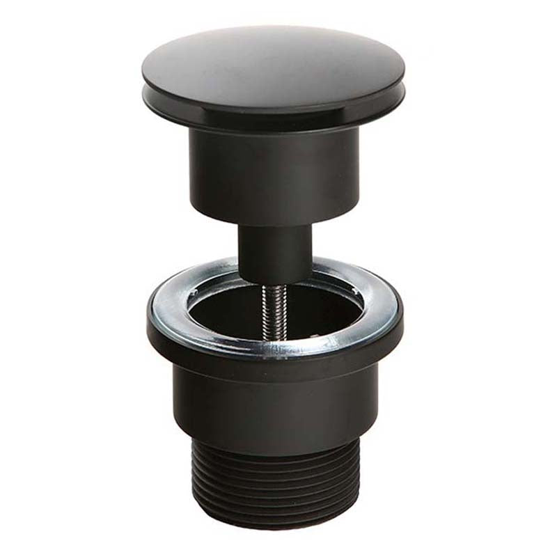Cifial 020-614 Black Universal Basin Click-Clack Waste