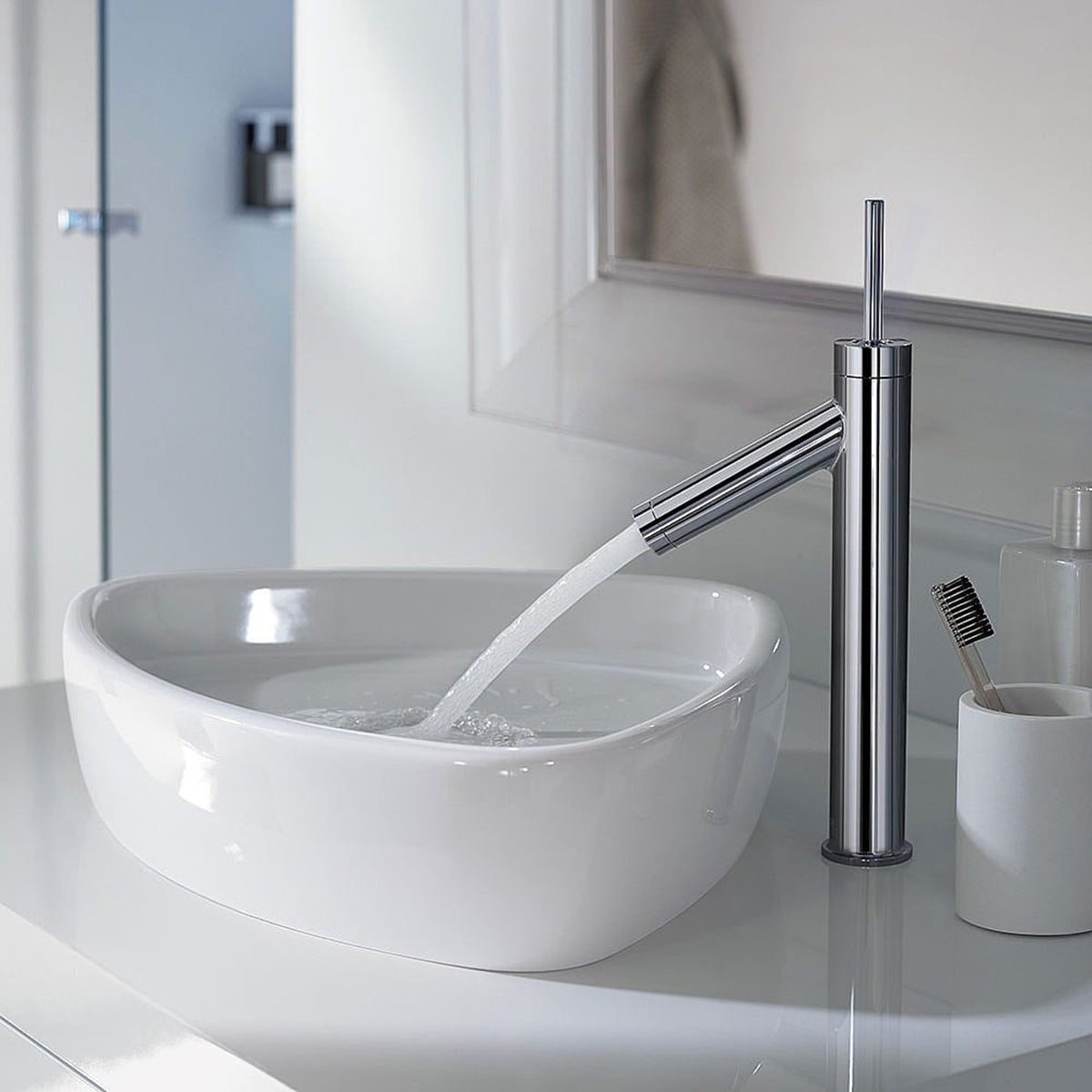 AXOR Starck Tall Single Lever Basin Mixer 170 w/ Pin Handle, Waste 10123000