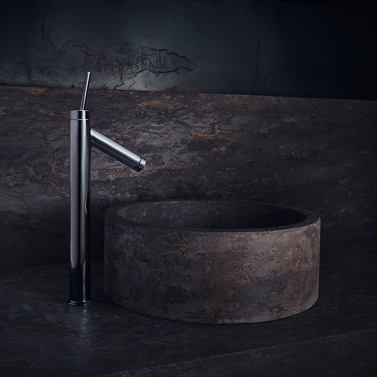 AXOR Starck Tall Single Lever Basin Mixer 250 w/ Pin Handle, Waste 10129000