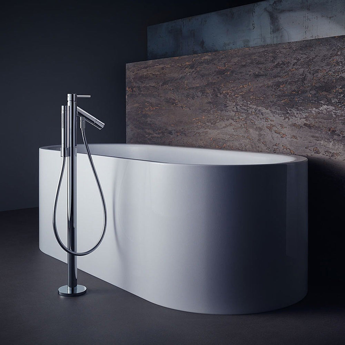 AXOR Starck Freestanding Bath Shower Mixer w/ Pin Handle
