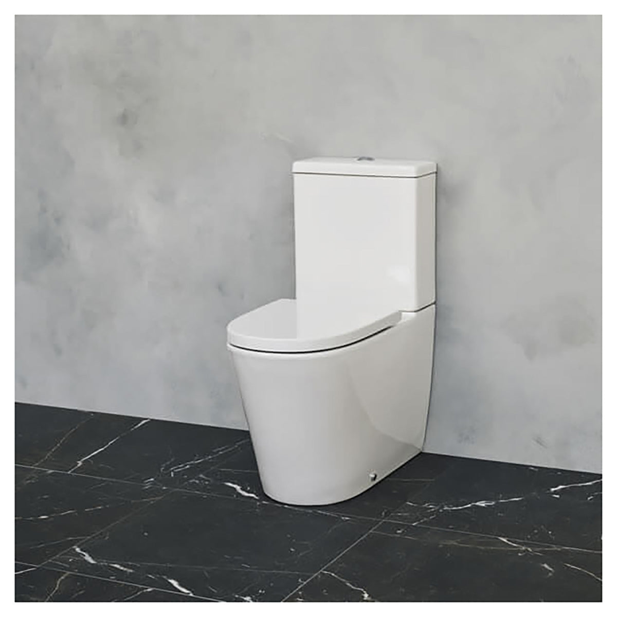 Britton Sphere Designer White Close Coupled Wc With Cistern And Soft Close Seat 15.B.35301