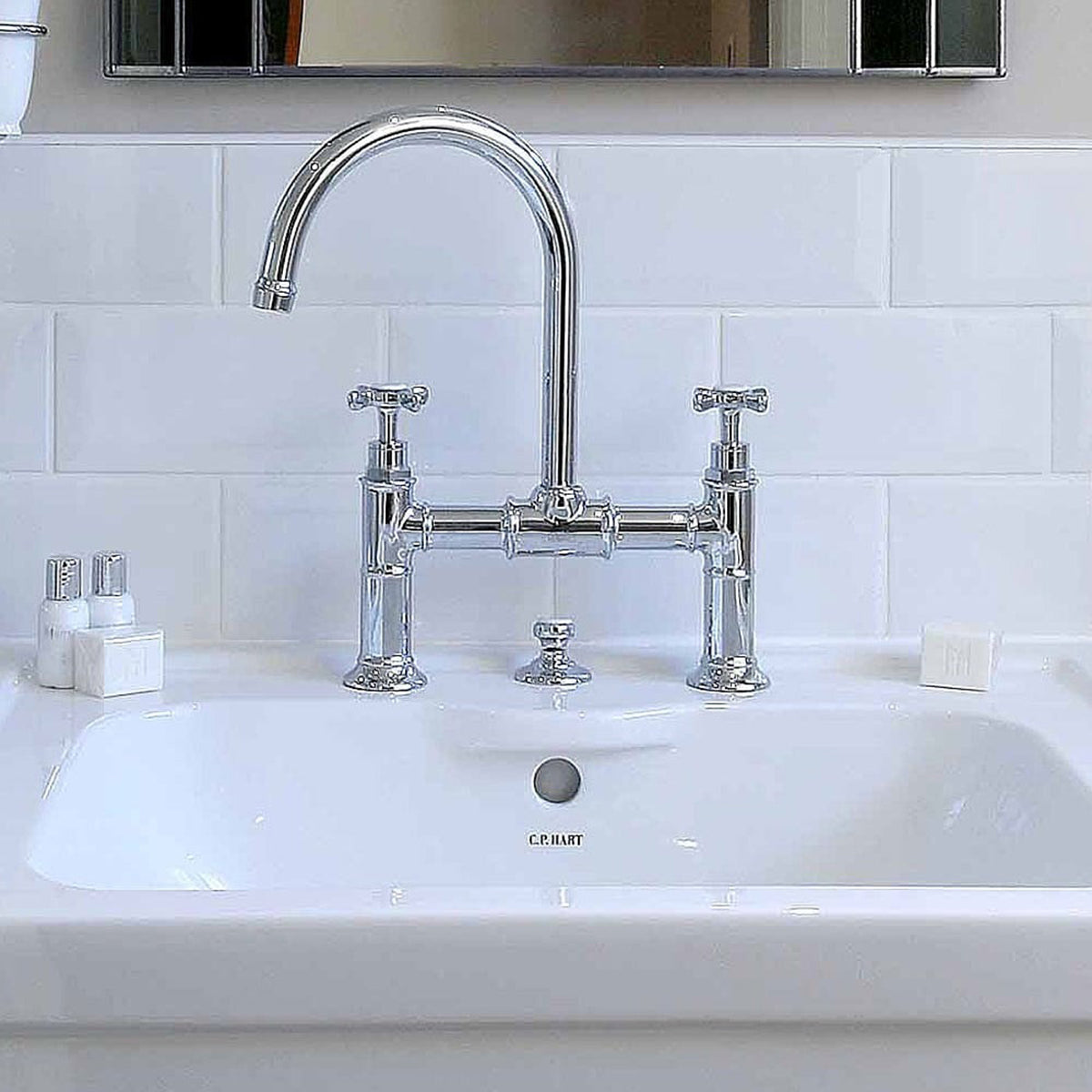 AXOR Montreux 3-Handle Basin Mixer for Reliable Water Control