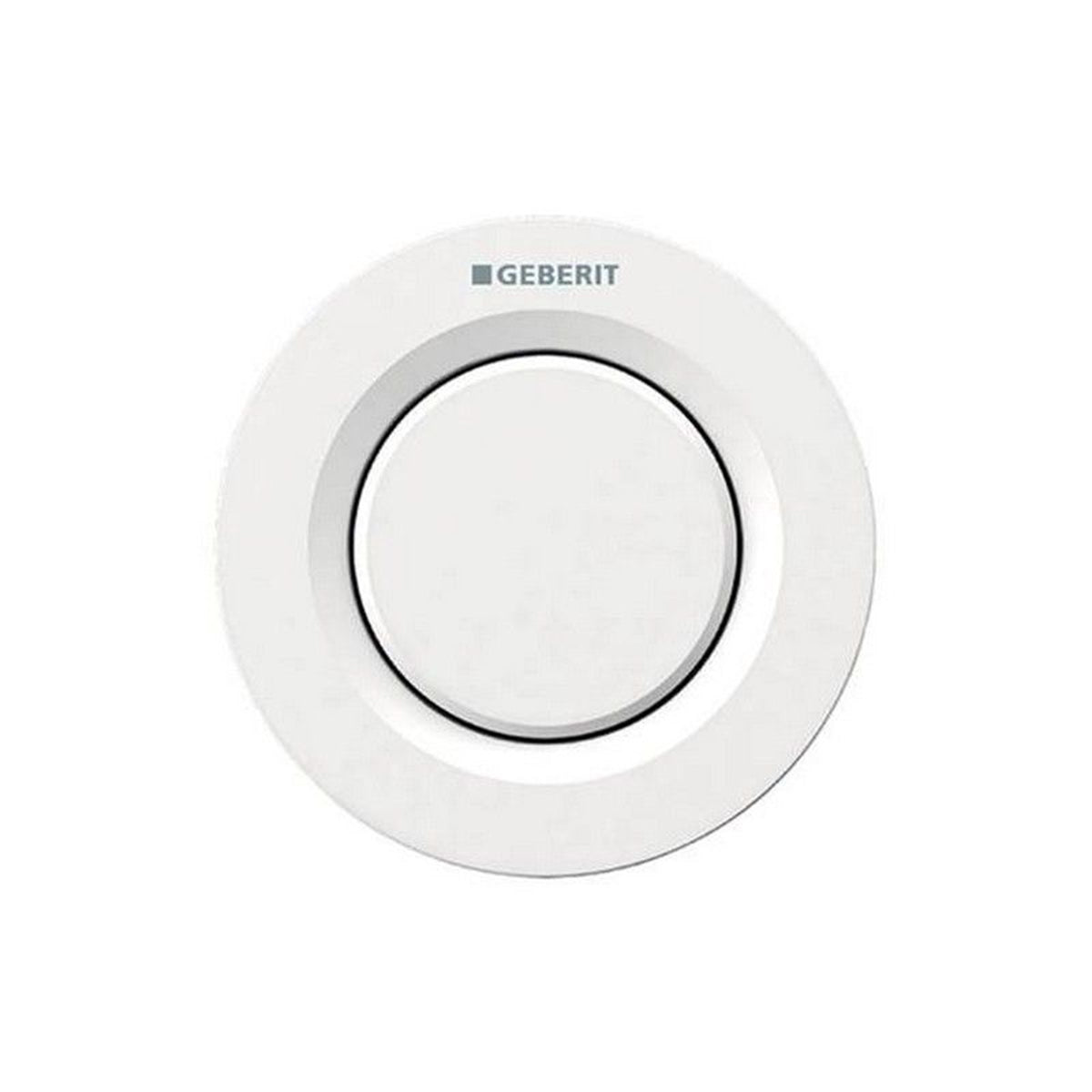 Geberit Single Type01 Flush Button White Alpine For Concealed Cistern 8cm - 116.041.11.1
