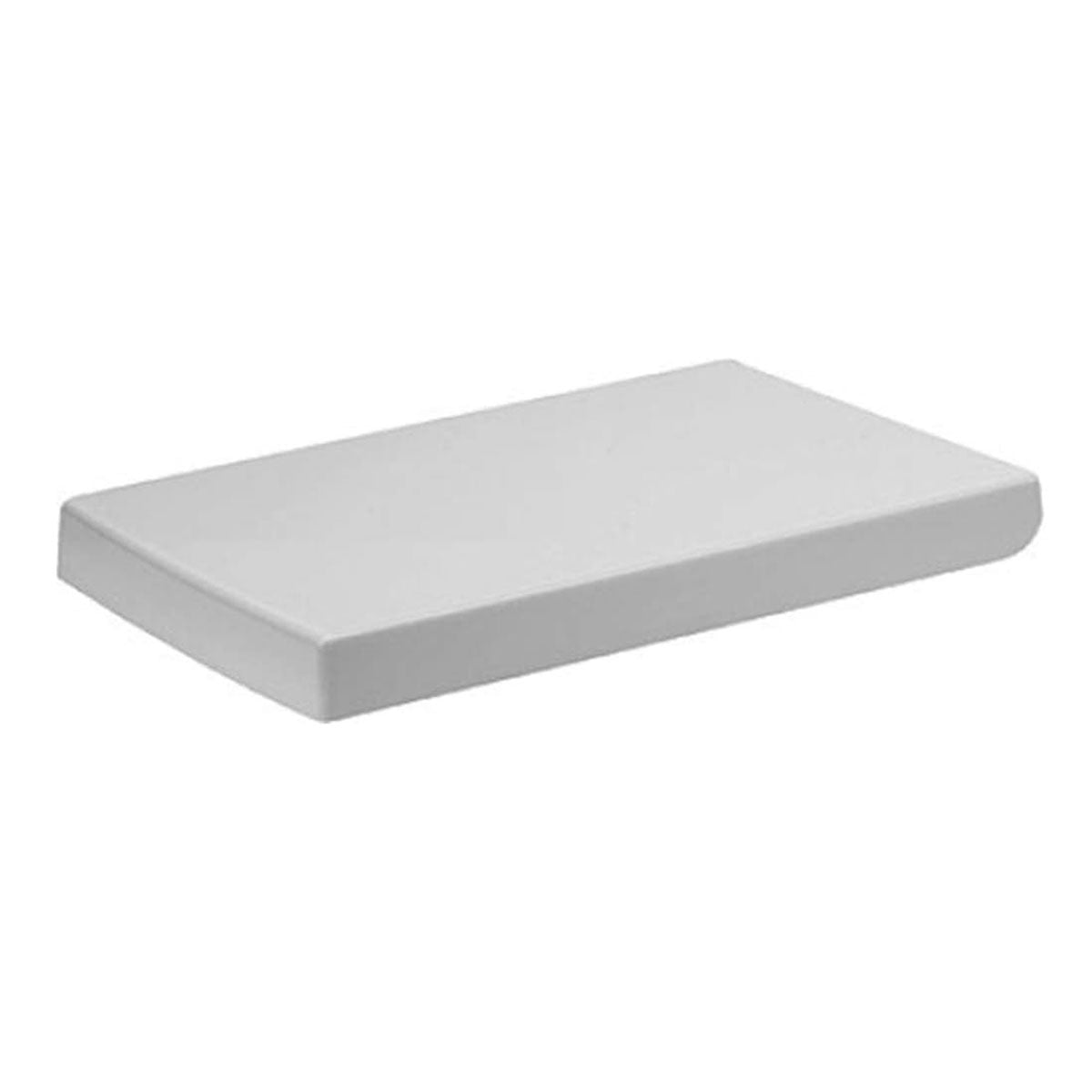 Duravit 0068990000 2nd floor Toilet Seat with Soft Close Hinges Stainless Steel/White