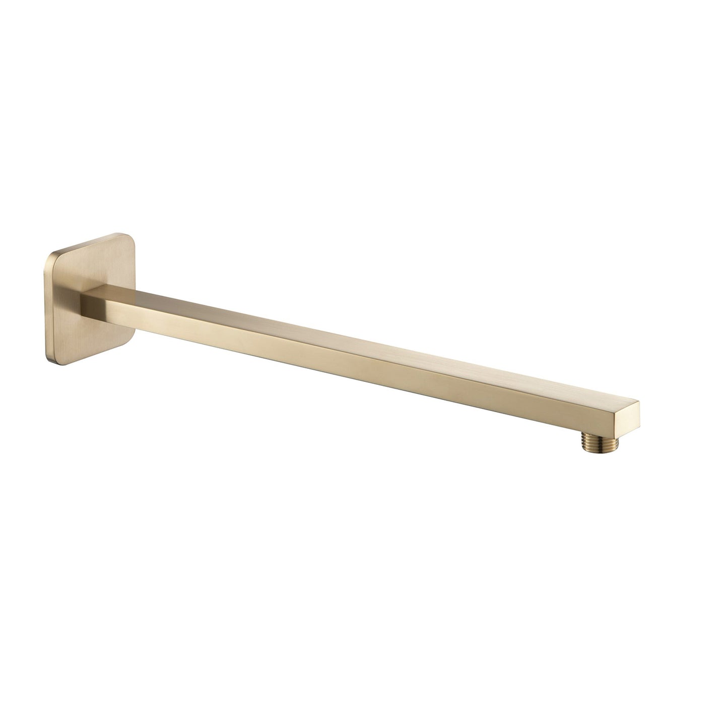 Just Taps 3321380BBR HIX Square Shower Arm Brushed Brass 380mm