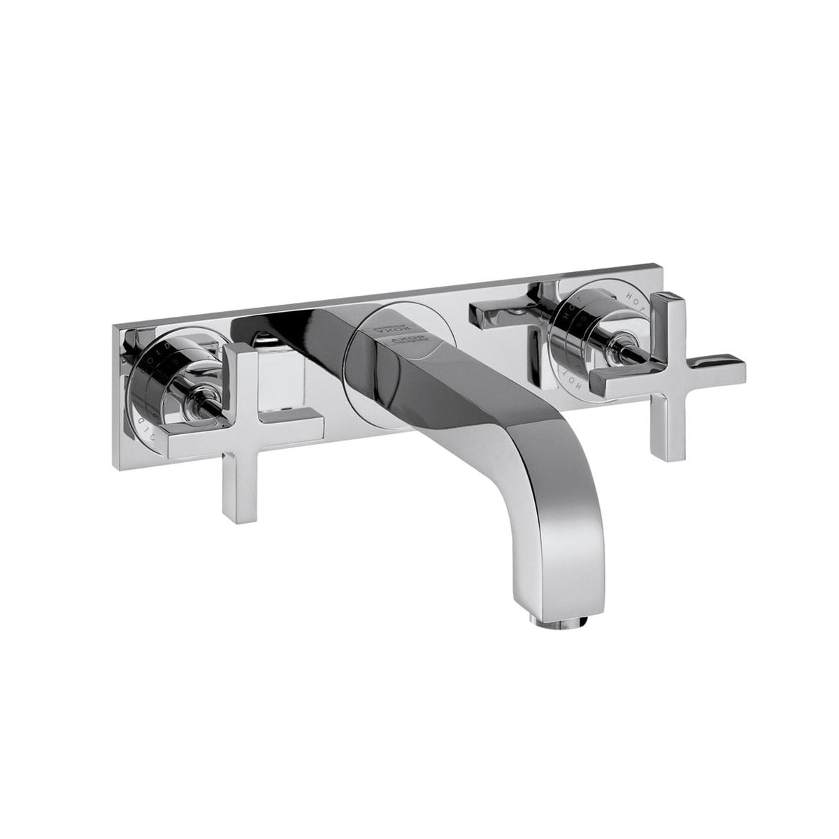 AXOR Citterio Wall-Mounted 3-Piece Cross Head Basin Mixer 226mm 39144000