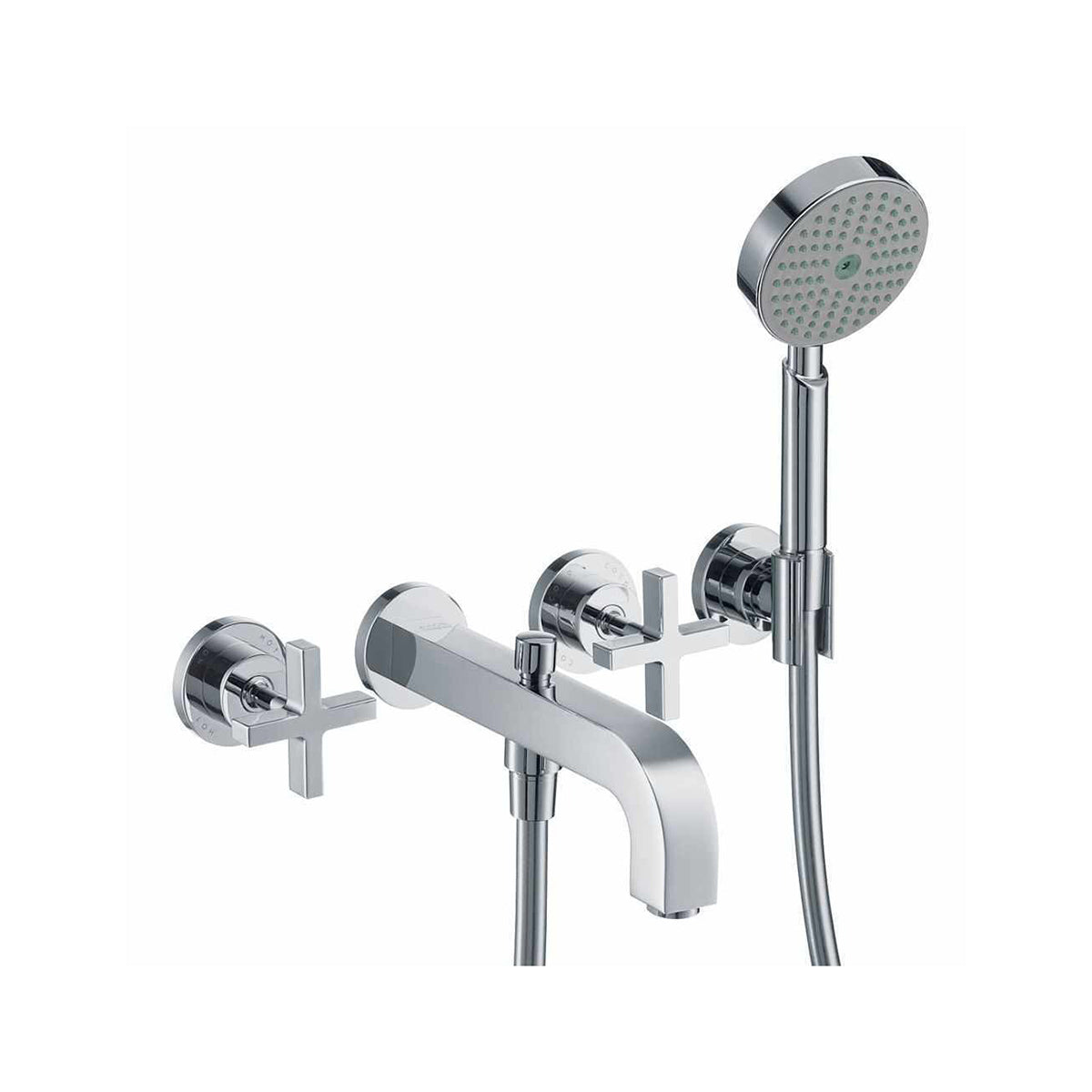 AXOR Citterio 3-Piece Cross Handle Bath Filler 39447000