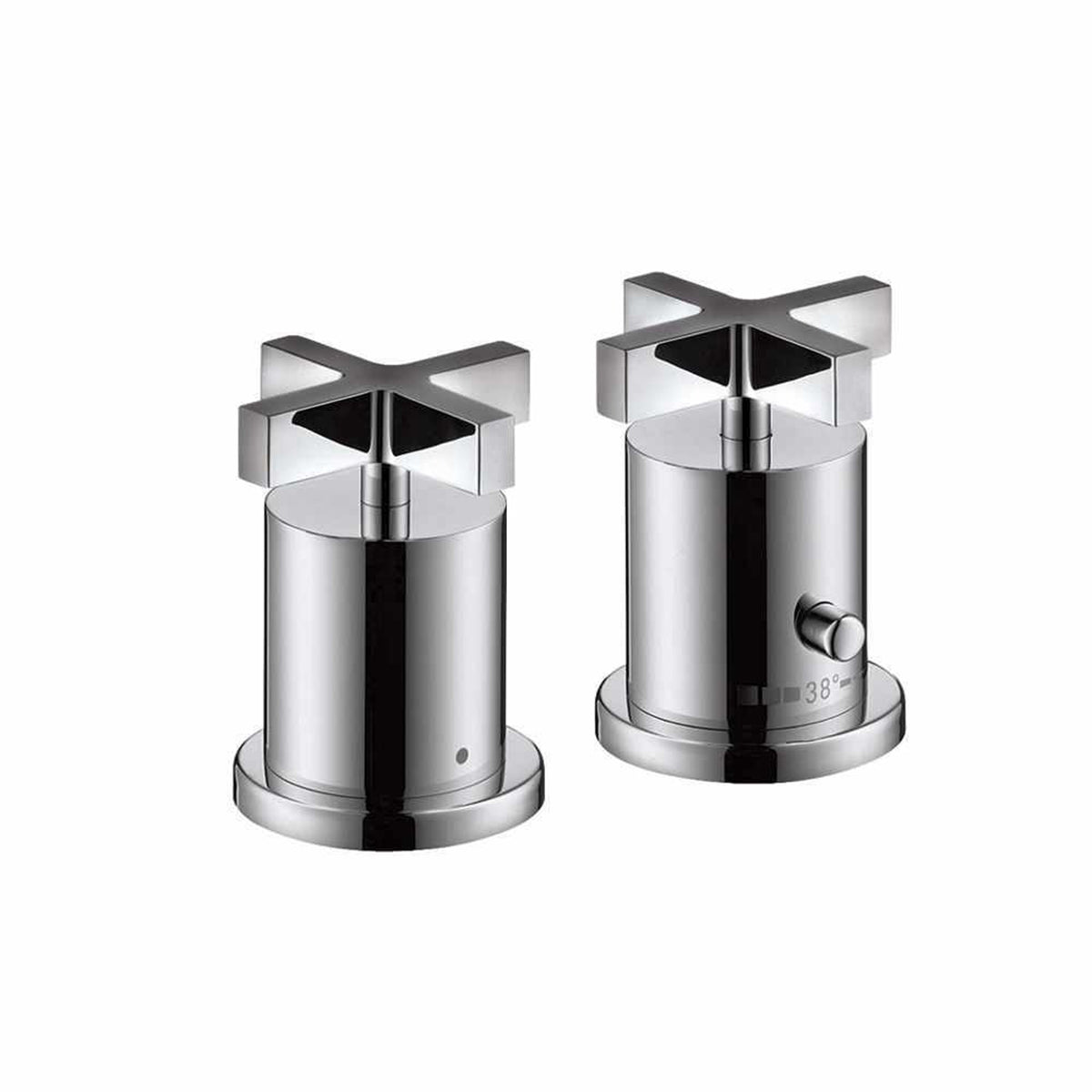 AXOR Citterio 2-Piece Cross Handle Thermostatic Bath Filler 39480000