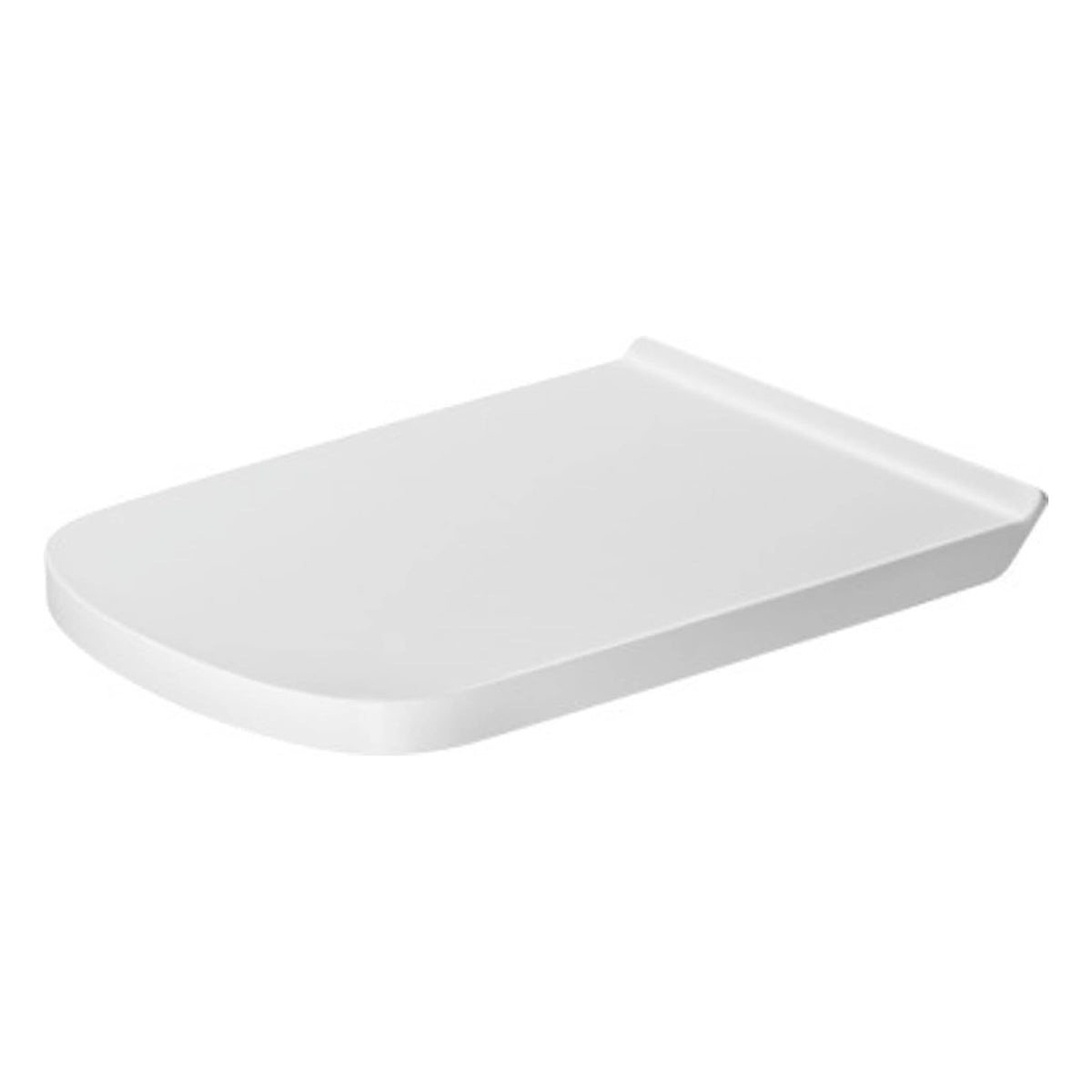 Duravit WC seat DuraStyle Vital, with angle buffers, hinges stainless steel, white, 0020610000