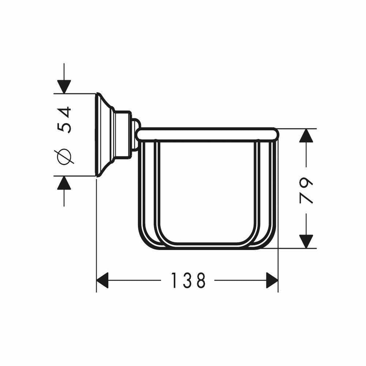 AXOR Montreux Wall-Mounted Soap Dish