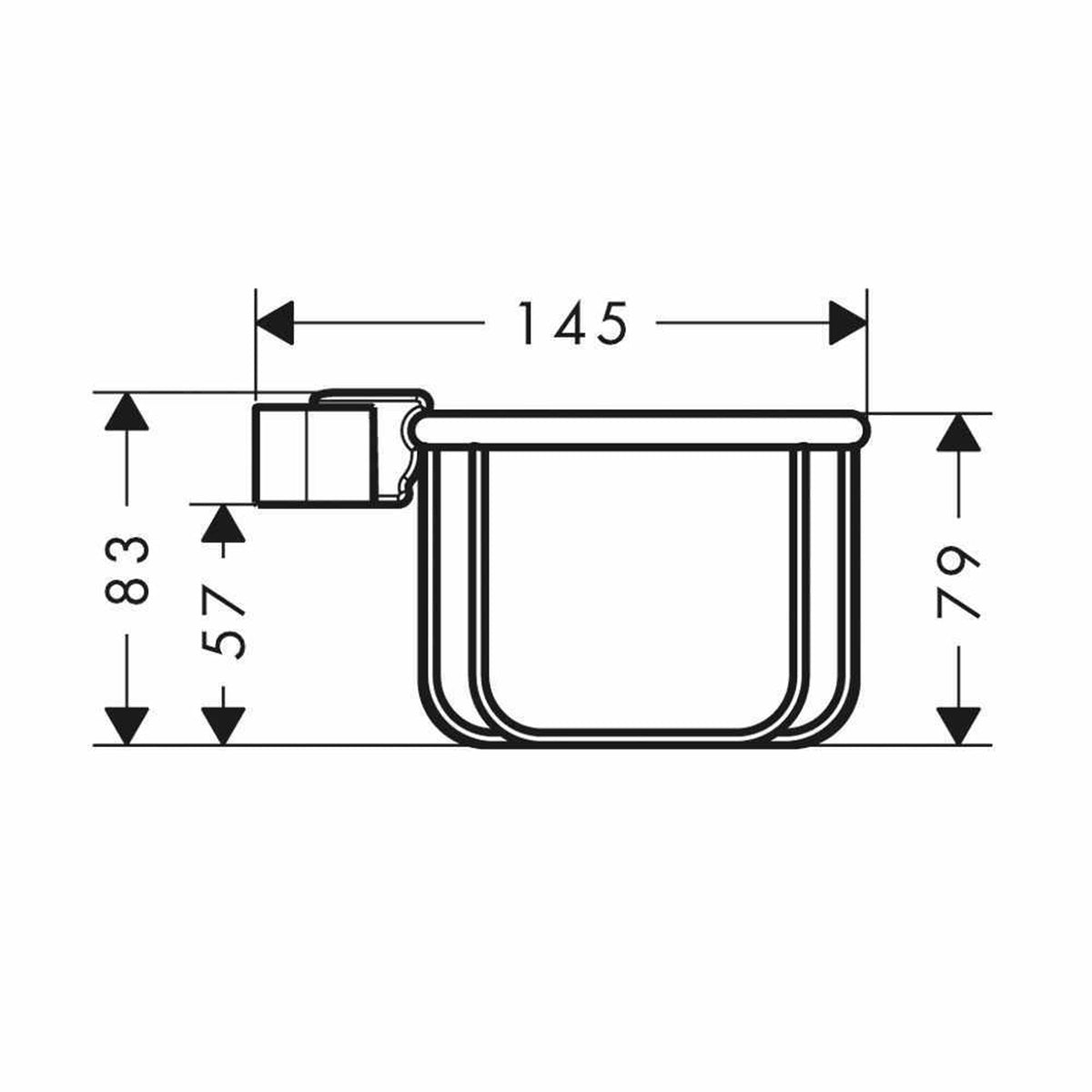 AXOR Montreux Soap Basket for Organised Storage