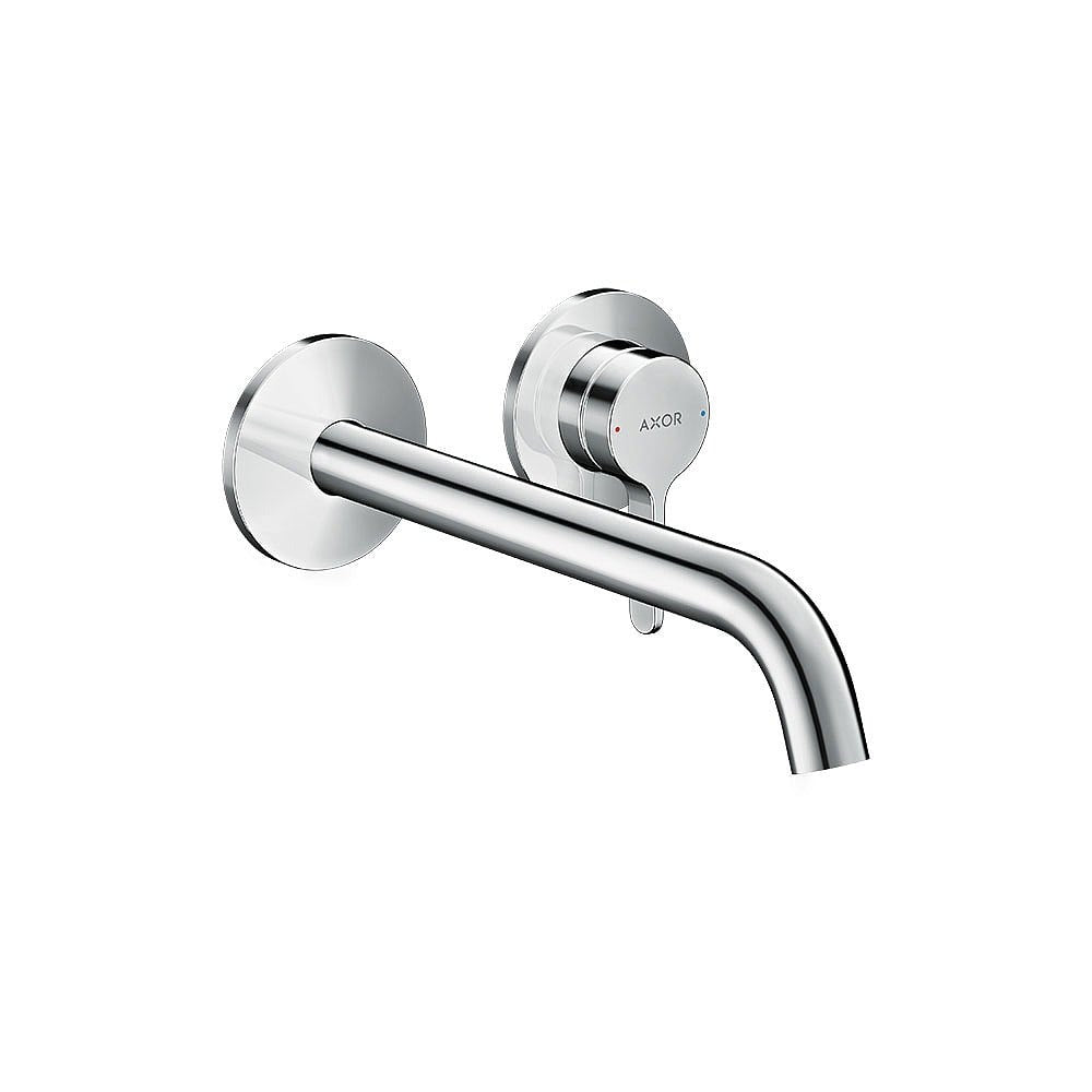 Axor One Basin Mixer for Concealed Installation Wall-Mounted w/ Lever Handle and 220mm Spout