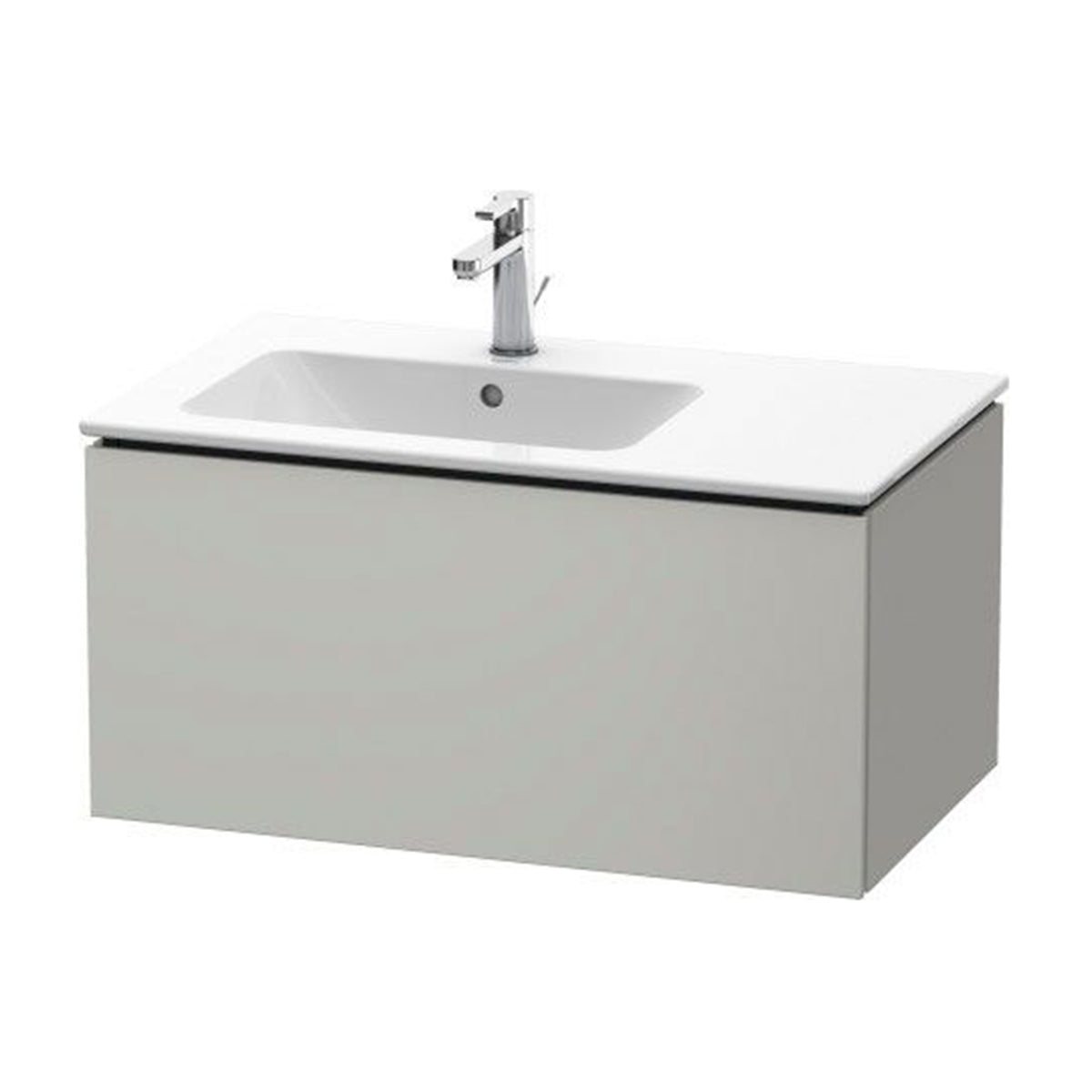 Duravit L-Cube Vanity unit wall-mounted Concrete Grey Matt Decor LC614100707 only