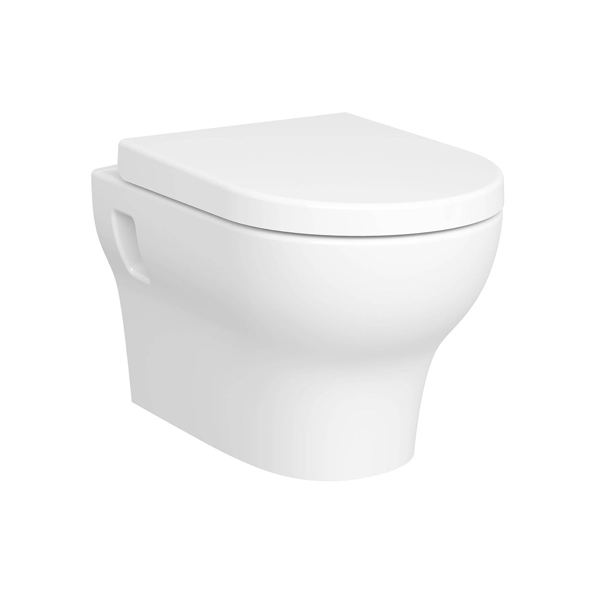 VitrA Zentrum 360 x 520mm White Wall Hung Toilet Pan 7787L003-0075