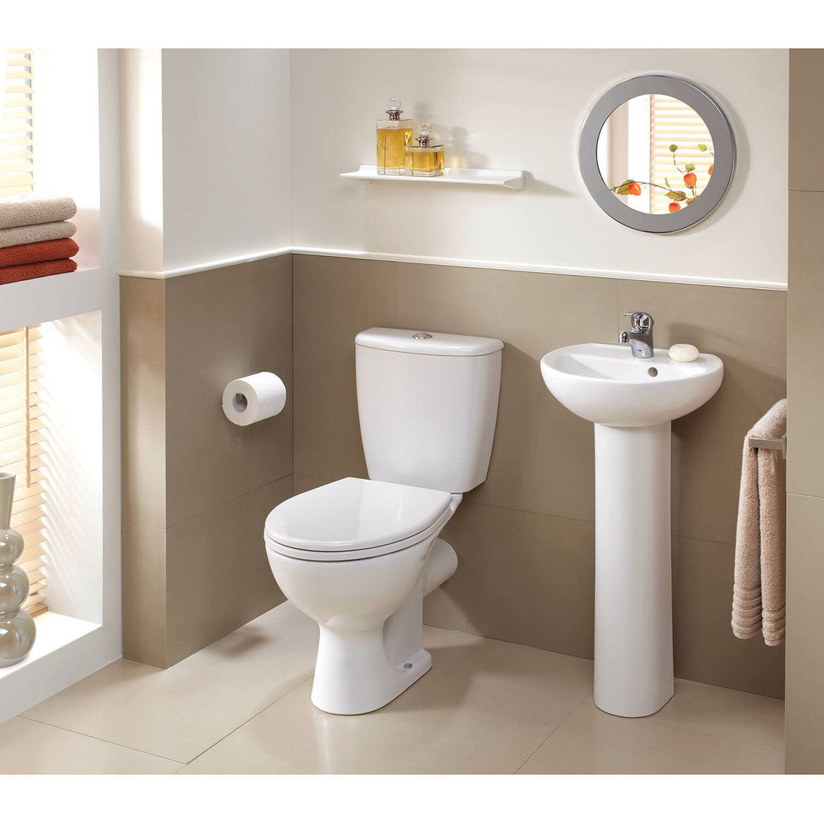 Twyford Alcona White Back-To-Wall WC Pan 520mm AR1438WH