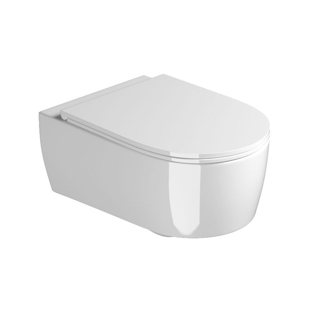 Saneux Austen Slim Wall Mounted Gloss White WC Pan AUWH02