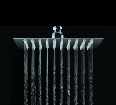 Luxe81 250mm Square Ultra Flat Chrome Shower Head