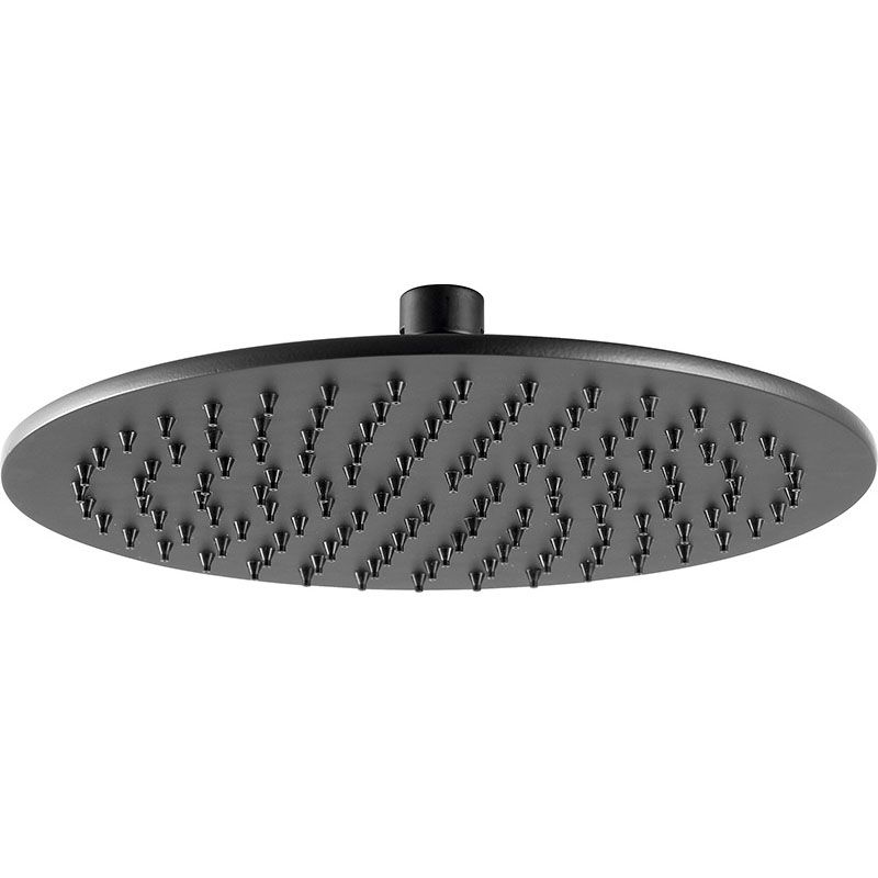 Luxe81 Round Shower Head 200mm Matt Black