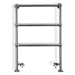 Luxe81 950 X 500mm Traditional Chrome Heated Towel Rail Floor Standing