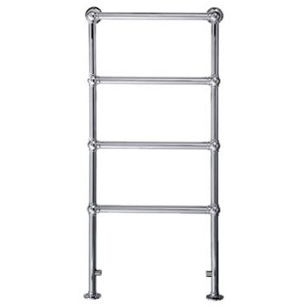 Luxe81 1195 X 600mm Traditional Chrome Heated Towel Rail Floor Standing
