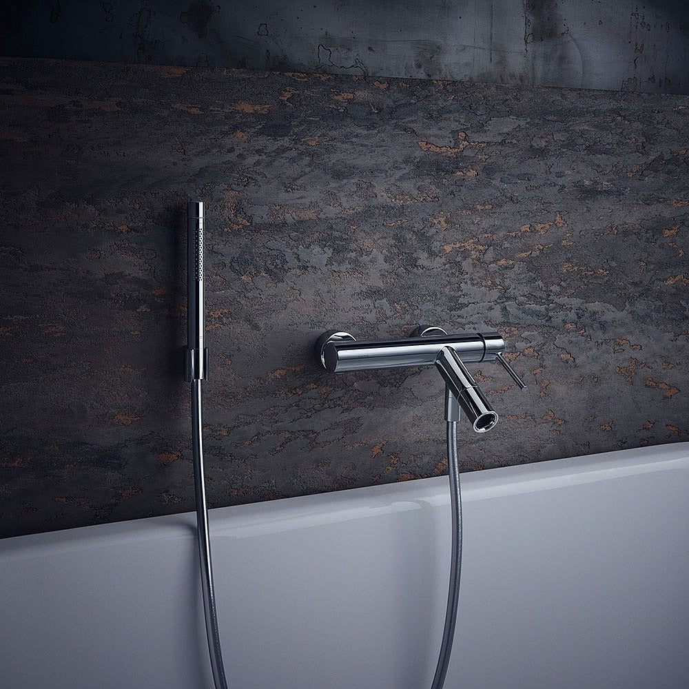 AXOR Starck Exposed Manual Bath Shower Mixer w/ Pin Handle 10411000