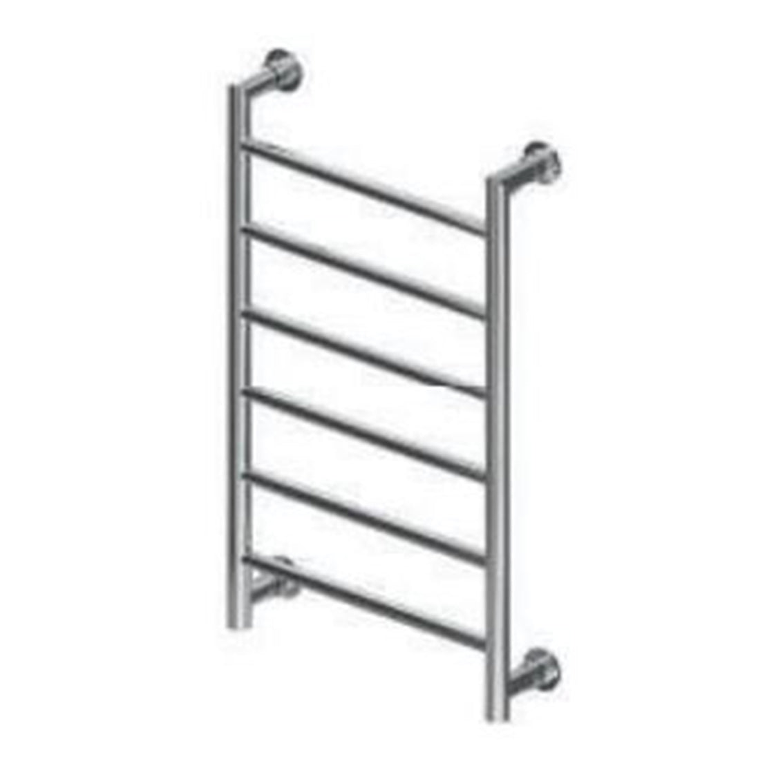 Luxe81 800 X 500mm Mitre Designer Matt Chrome Heated Towel Rail