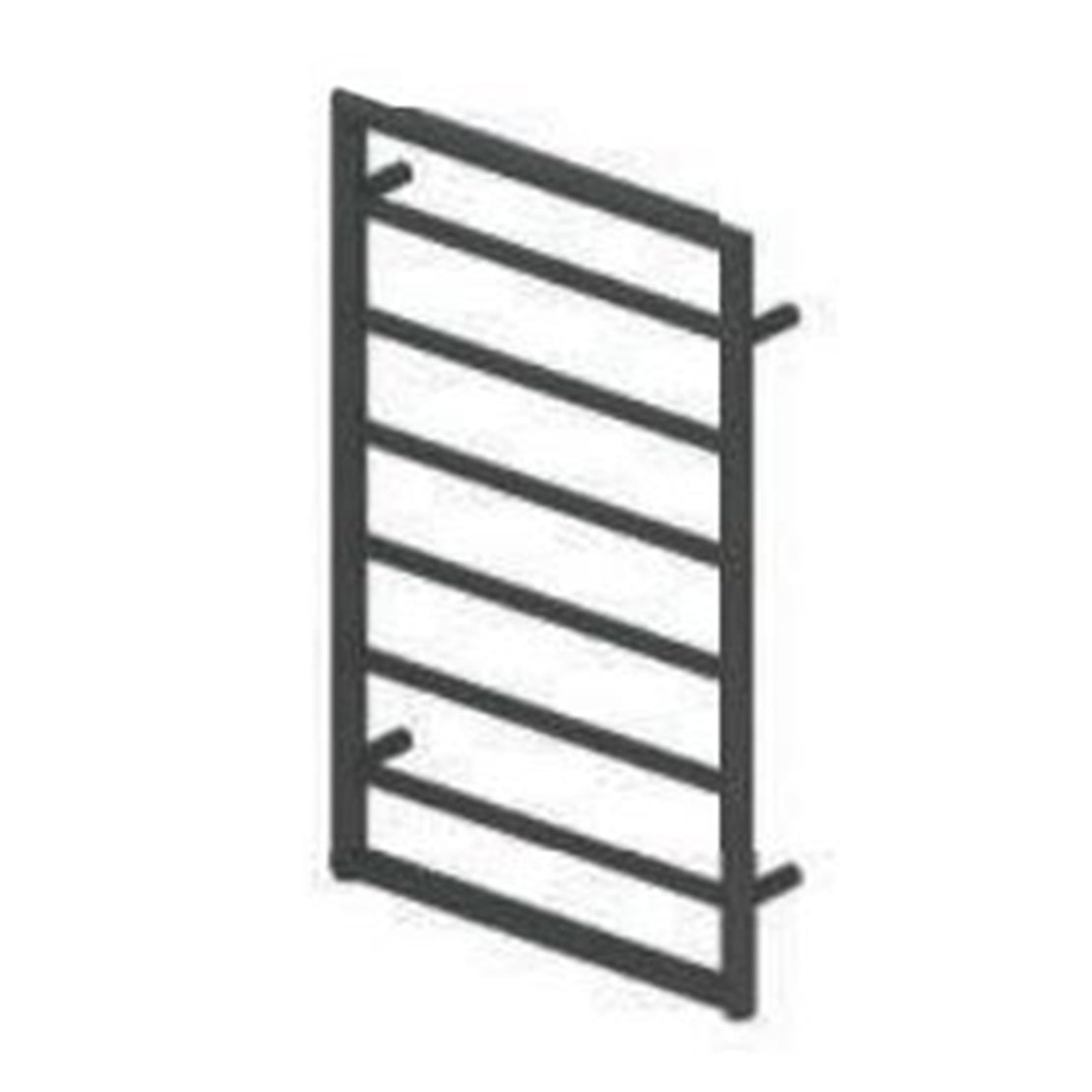 Luxe81 800 X 500mm Mitre Designer Matt Anthracite Heated Towel Rail