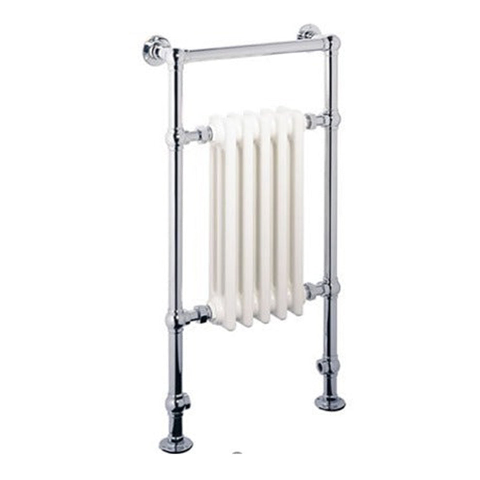 Luxe81 Regent Traditional Towel Rail White 940 x 500mm