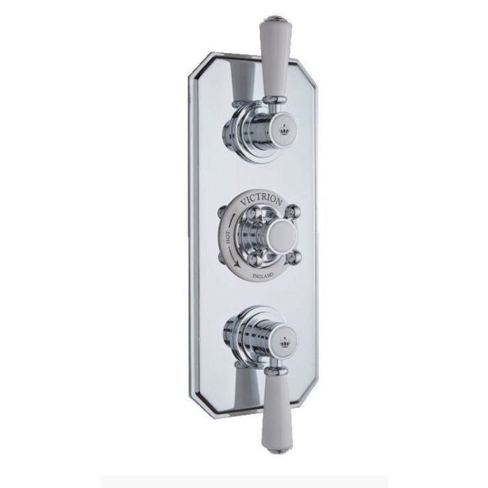 Luxe81 Strand 2 Outlet Shower Concealed Shower Valve Chrome