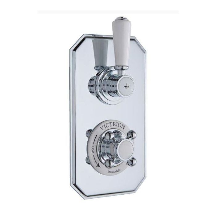 Luxe81 Strand Lever 1 Outlet Shower Concealed Shower Valve Chrome