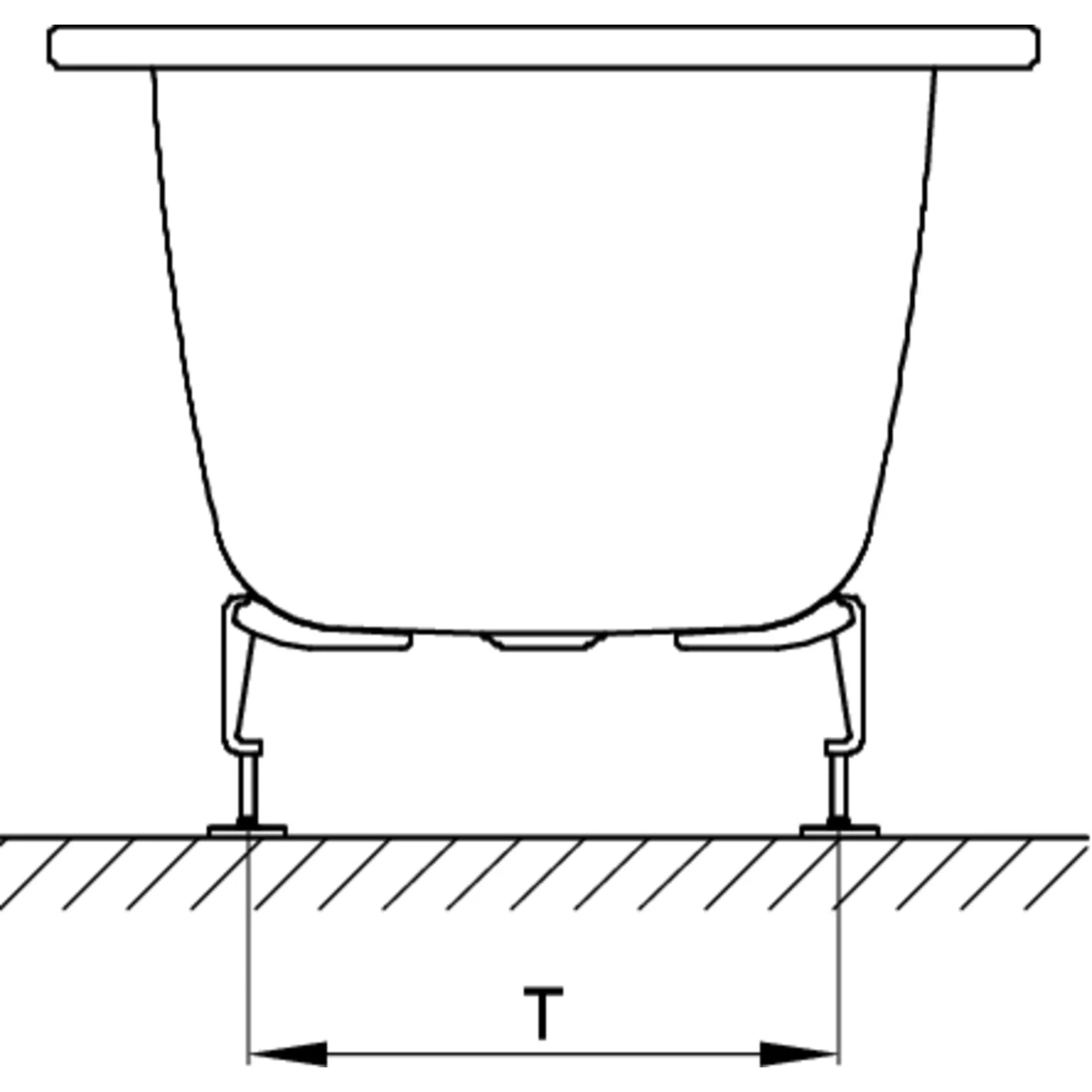 Bette Starlet Flair Oval Bath Drawing Image