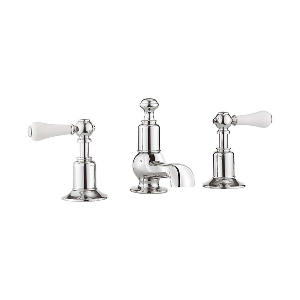 Crosswater Belgravia Lever Basin 3 Hole Set