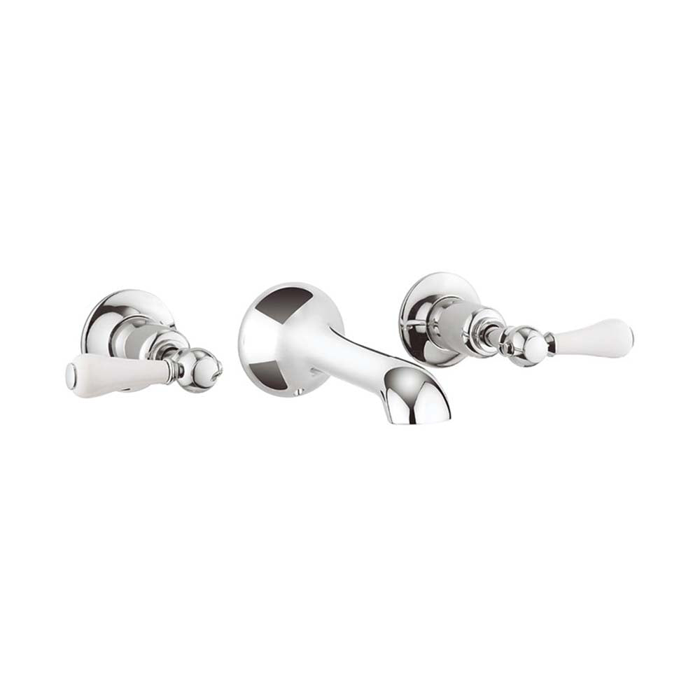 Crosswater Belgravia Lever Basin 3 Hole Set