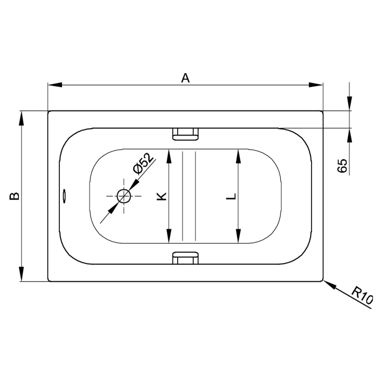 Bette Step Bath, Dimensions