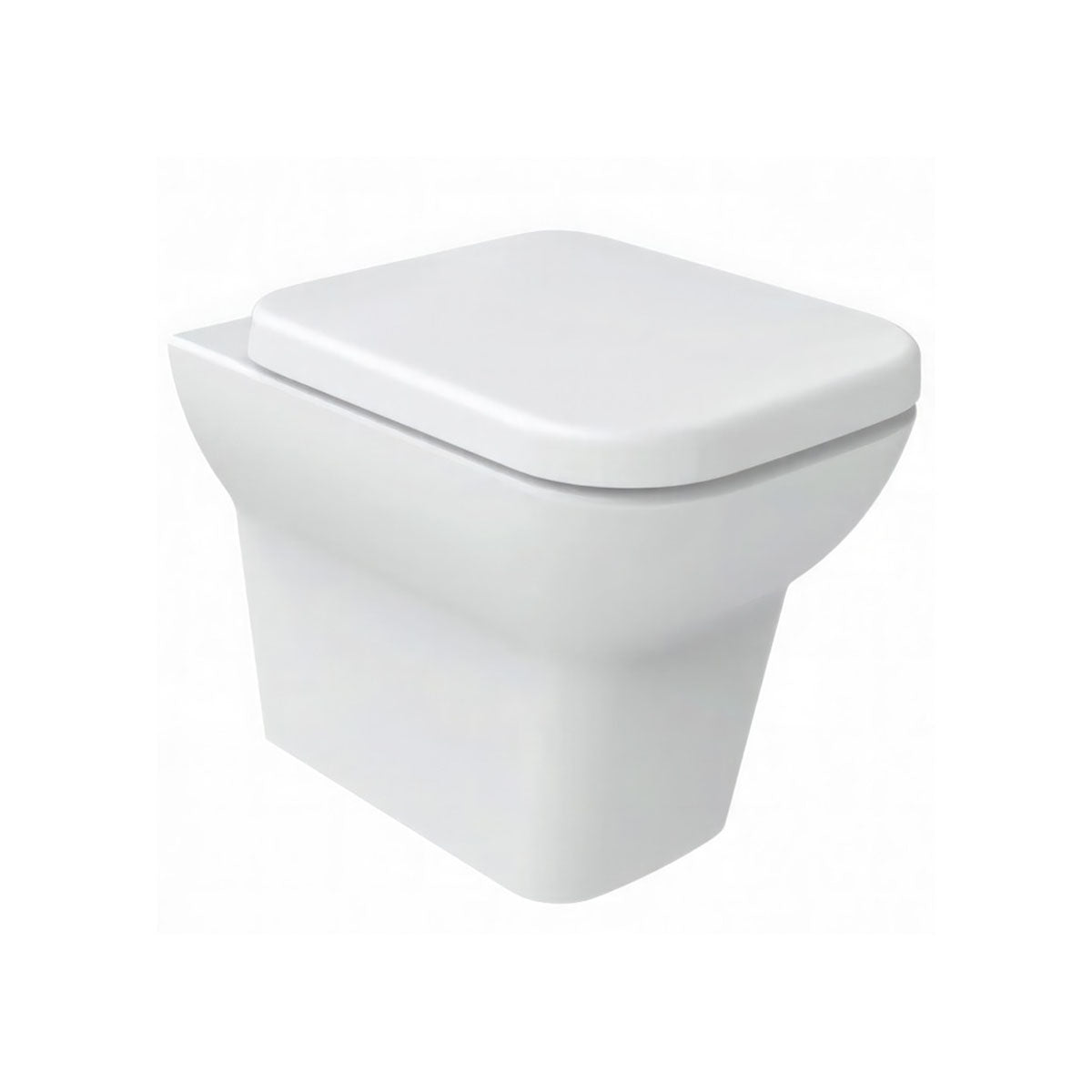 IMEX Suburb 520mm Back To Wall White WC Pan With Fixings CB1010C