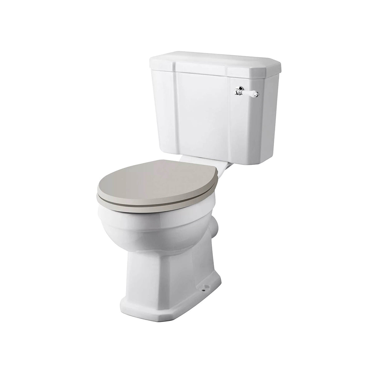 Hudson Reed HRR-353 Richmond Close Coupled WC Pan White And Cistern 353 x 690 x 450mm