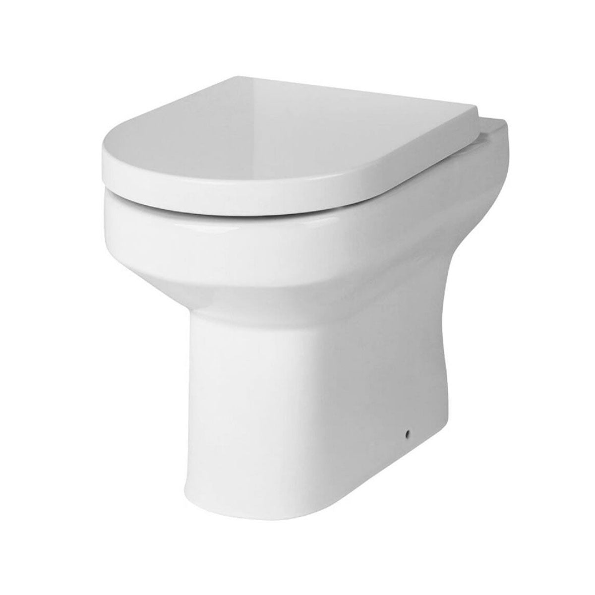 Hudson Reed Harmony CHM005 Back To Wall Pan White And Soft Close Seat