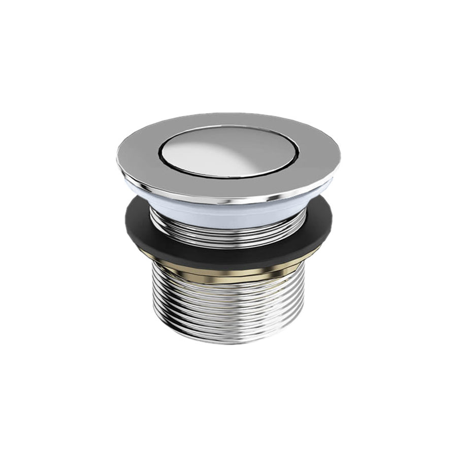 Burlington Click-Clack Bath Waste Unslotted with Chrome Cover