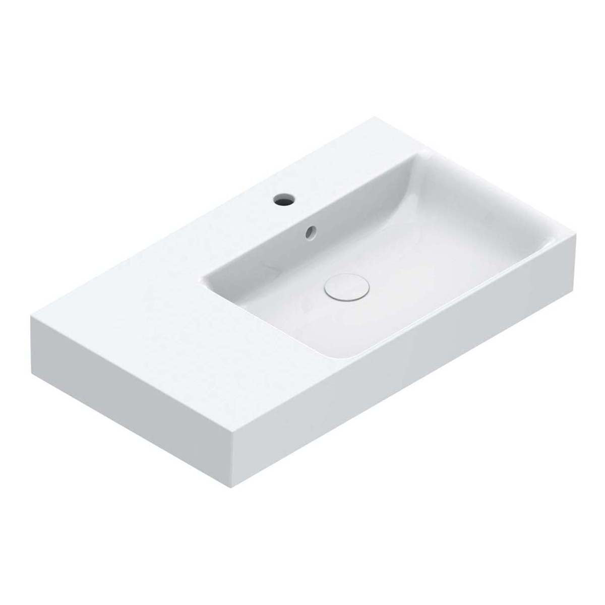 Catalano Premium 80 Offset Basin, 80 x 47cm