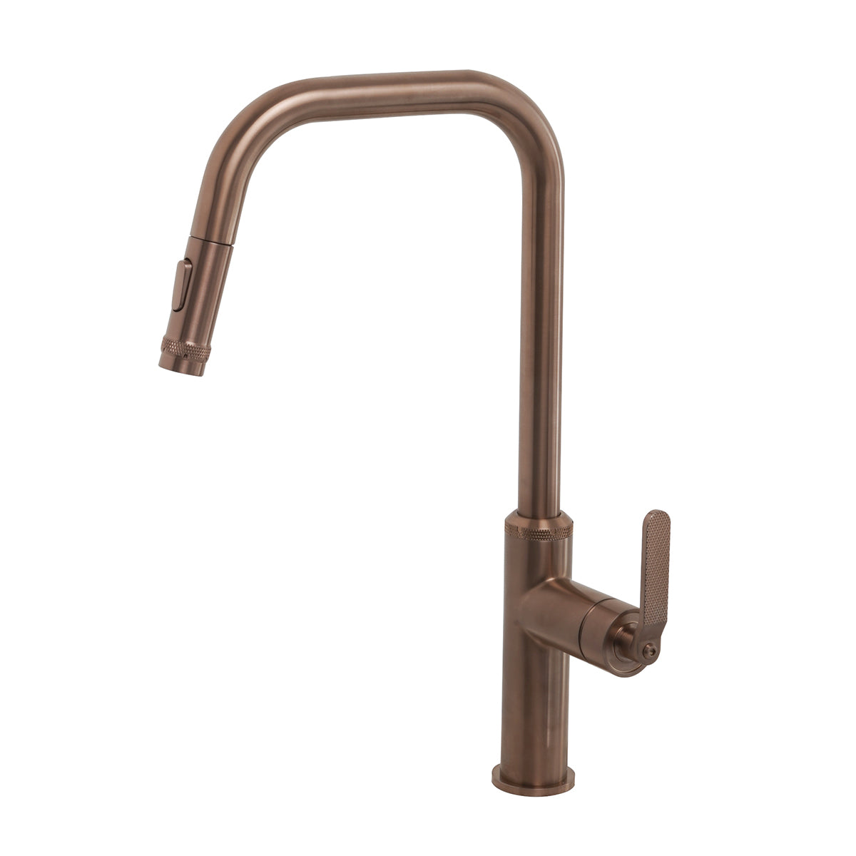 Luxe81 Decor Brushed Bronze Single Lever Pull Out Sink Mixer