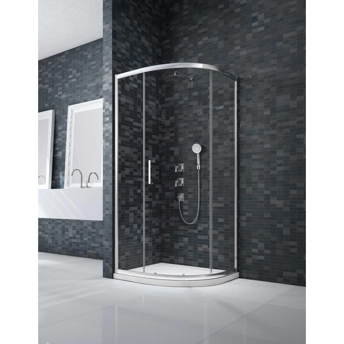 Merlyn Ionic Essence Framed 1 Door Quadrants 900mm