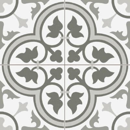 Luxe81 Tradition Dover Grey Tile 450x450x9mm PRTRA45DG