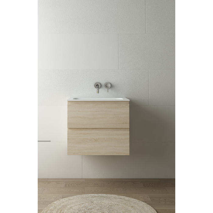 Luxe81 Dune OAK 600 Cabinet with Matte Basin 600 x 460 x 540 mm