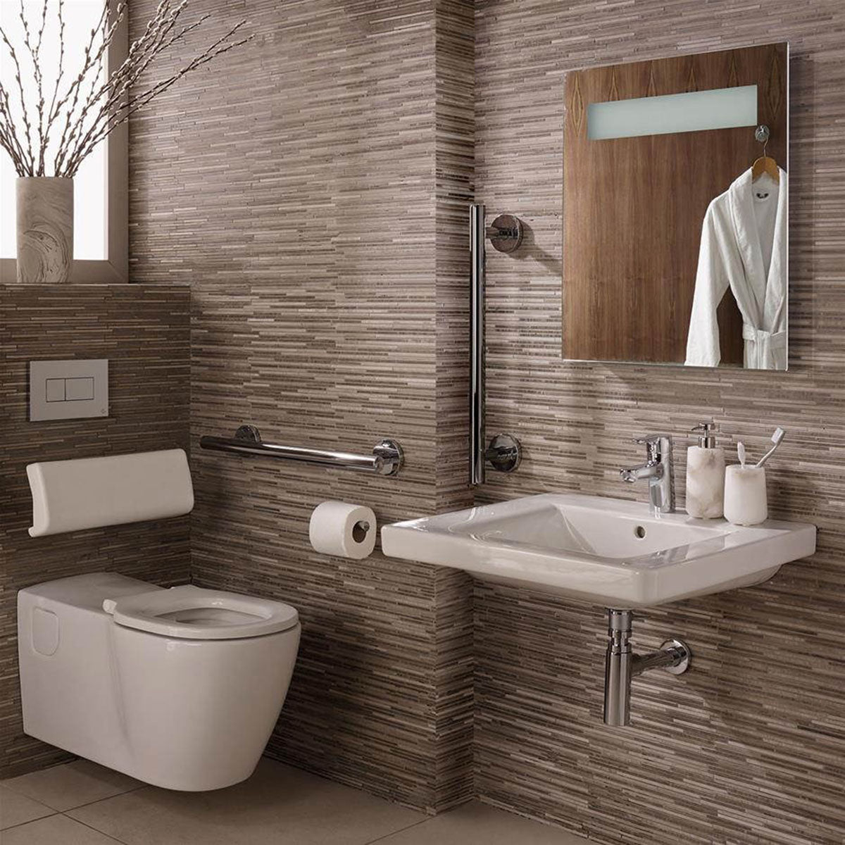 Ideal Standard Concept Freedom White Elongated Wall Hung Rimless WC Pan 760mm E819701