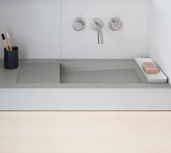 Luxe81 Flor Right Hand Basin 1000mm x 350mm (choose colour)