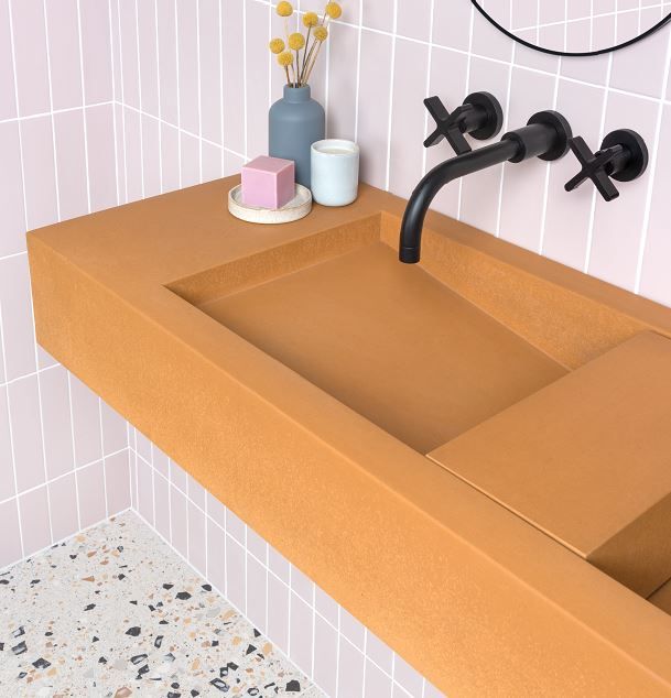 Luxe81 Flor Double Basin 1340mm x 420mm (choose colour)