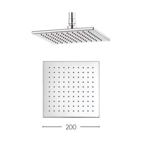 Crosswater Zion 200mm Polished Chrome Showerhead