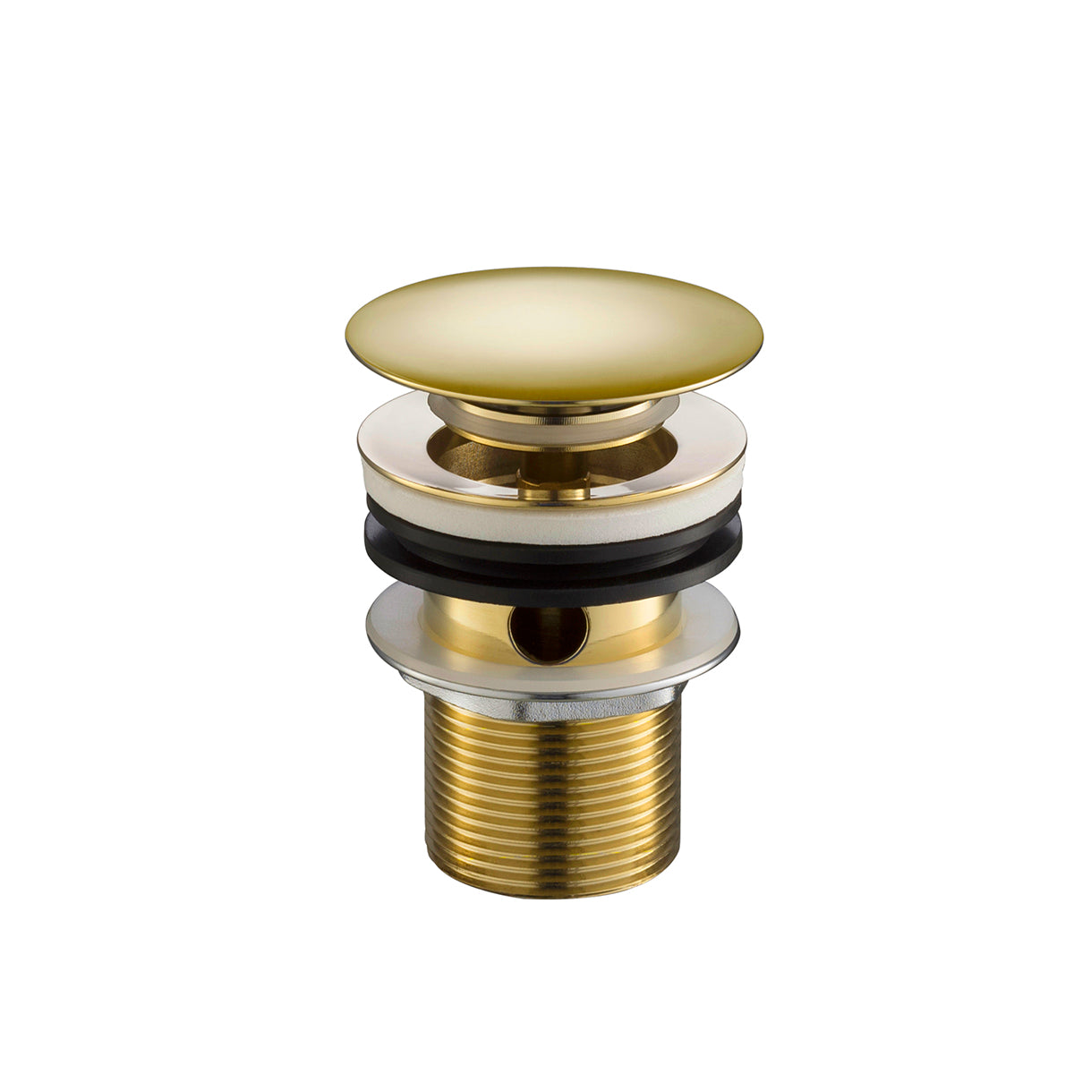 Just Taps G709CCSL Basin Waste Click Clack Slotted Antique Brass