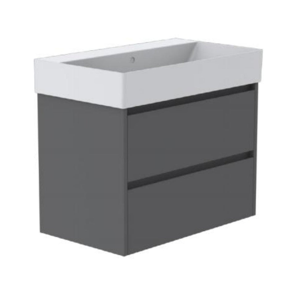 GSI Kube X Bevel 80 x 47 2 Drawer Vanity Unit ONLY