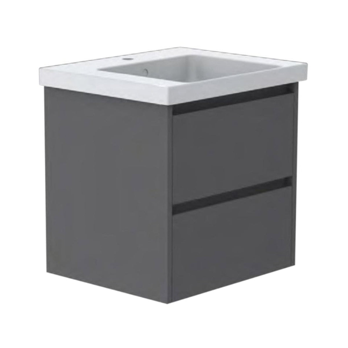 GSI Norm Bevel 60 x 50 2 Drawer Vanity Unit ONLY
